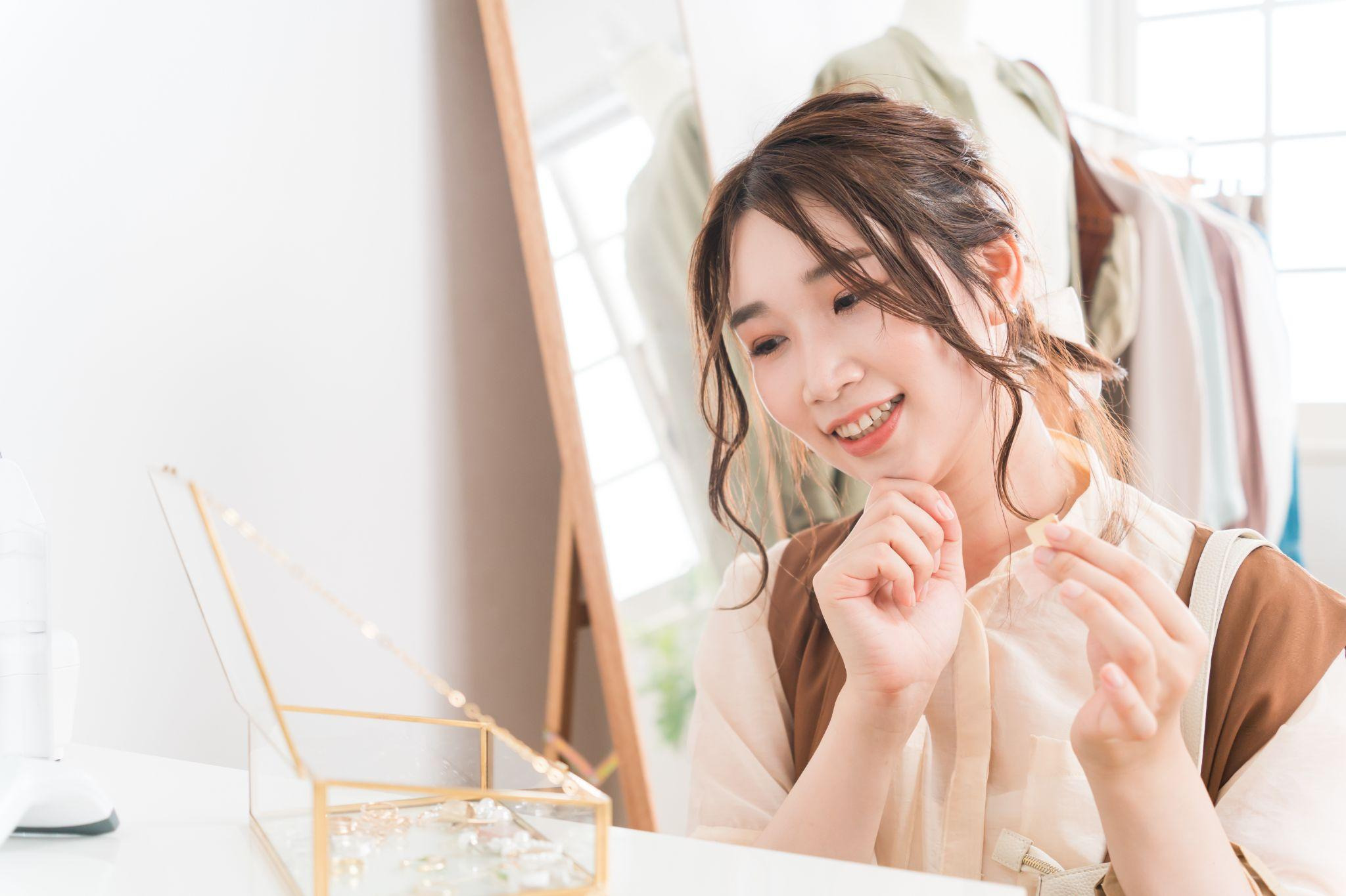 リボンモチーフジュエリーの種類