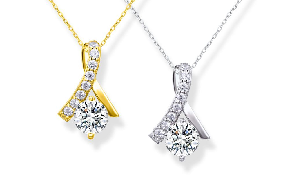 リボンネックレス