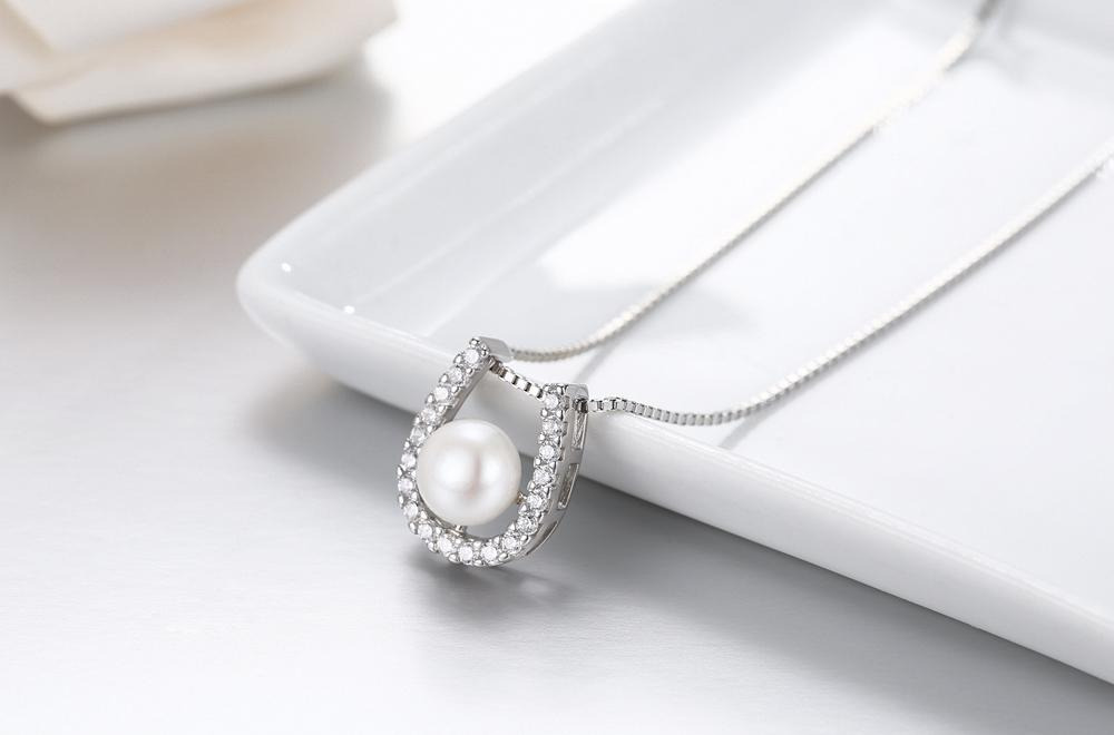 ジャクリーン ホースシュー 馬蹄 ネックレス 0.9ct
